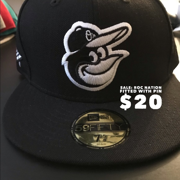 roc nation fitted hat